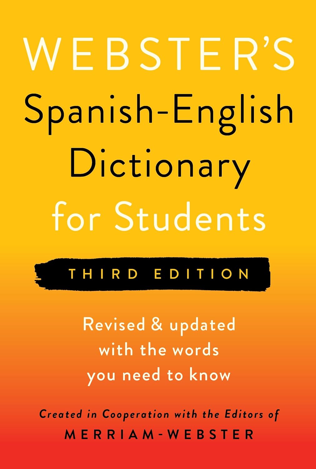 Webster's Spanish-English Dictionary for Students, Third Edition (3RD ed.) - NJ Corrections Bookstore