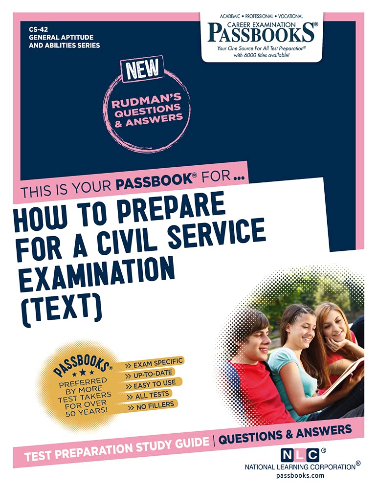 How To Prepare for a Civil Service Examination (TEXT) (CS-42): Passbooks Study Guide (General Aptitude and Abilities Series)