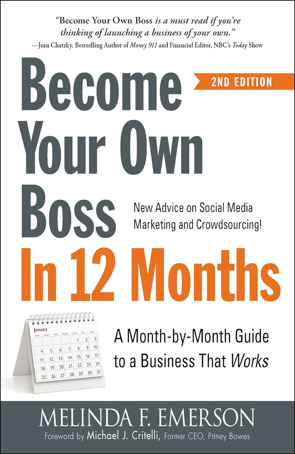 Become Your Own Boss in 12 Months: A Month-By-Month Guide to a Business That Works (2ND ed.) - NJ Corrections Bookstore