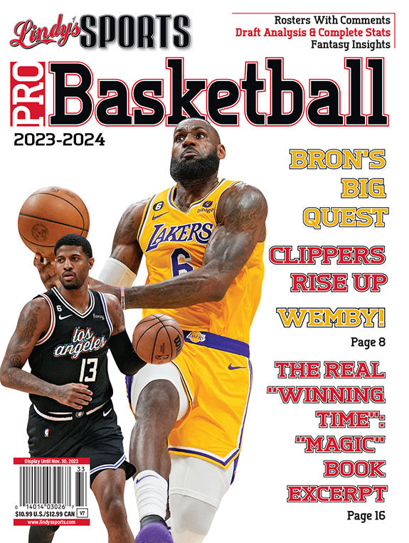 Lindy's Sports 2023-24 Pro Basketball Magazine - PRE ORDER - NJ Corrections Bookstore