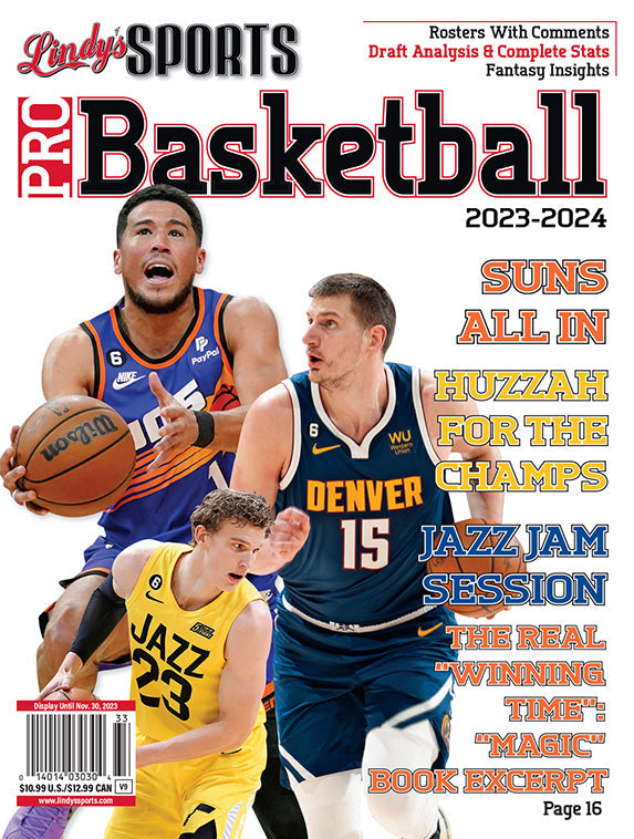 Lindy's Sports 2023-24 Pro Basketball Magazine - PRE ORDER - NJ Corrections Bookstore