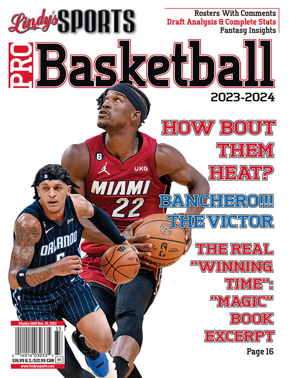 Lindy's Sports 2023-24 Pro Basketball Magazine - PRE ORDER - NJ Corrections Bookstore