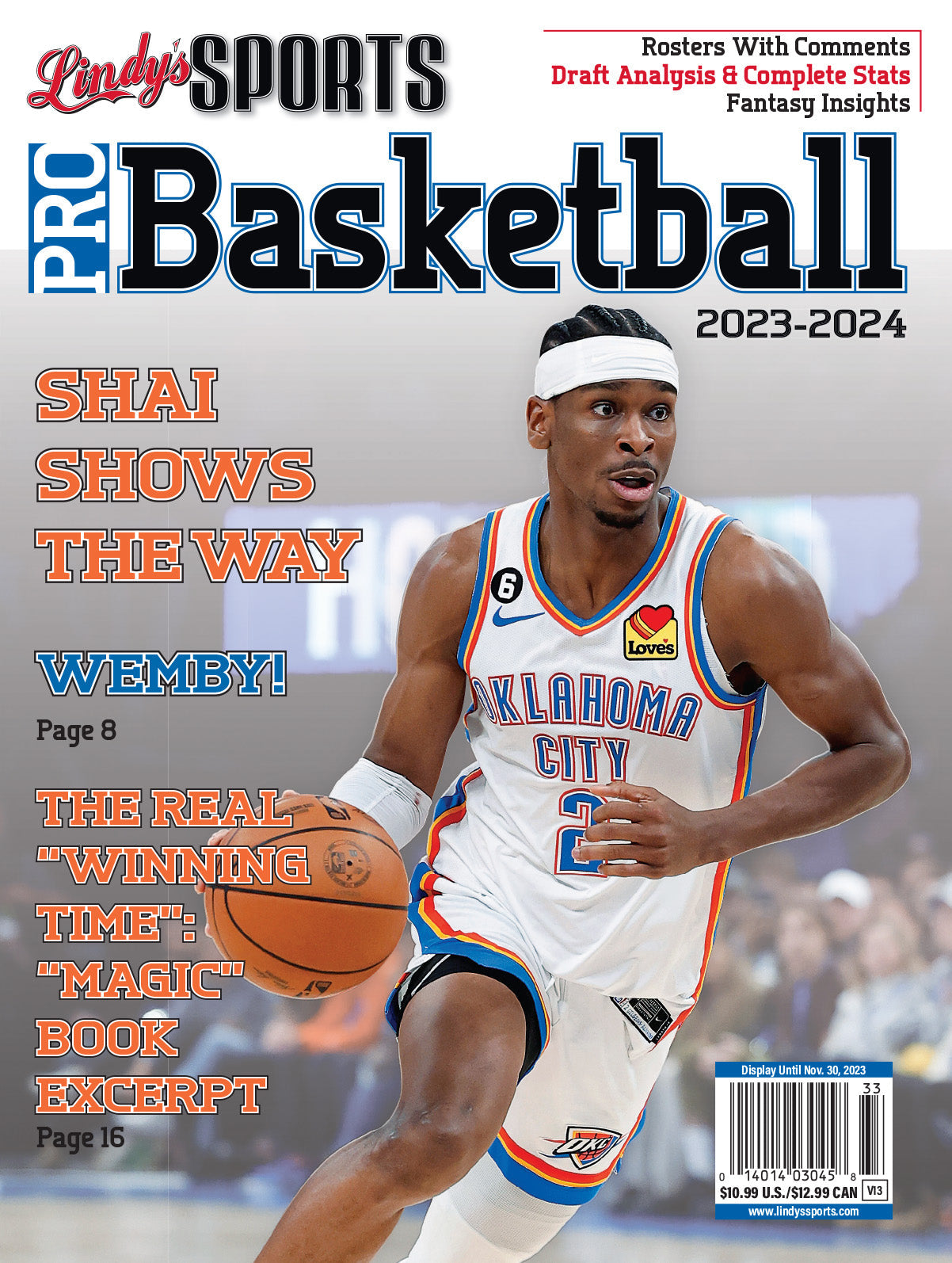 Lindy's Sports 2023-24 Pro Basketball Magazine - PRE ORDER - NJ Corrections Bookstore