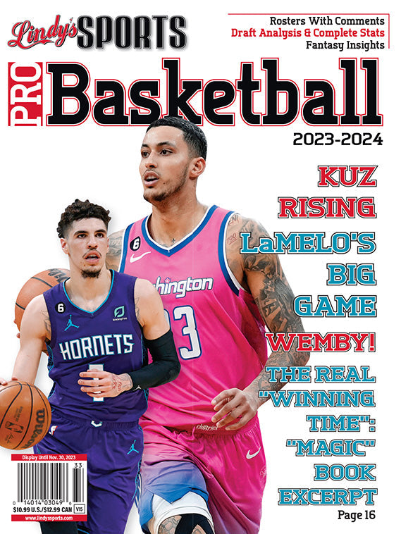 Lindy's Sports 2023-24 Pro Basketball Magazine - PRE ORDER - NJ Corrections Bookstore