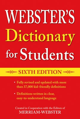 Webster's Dictionary for Students, Sixth Edition by Merriam-Webster - NJ Corrections Bookstore