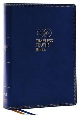 Timeless Truths Bible: One Faith. Handed Down. for All the Saints. (Net, Blue Leathersoft, Comfort Print) by Capps, Matthew Z.