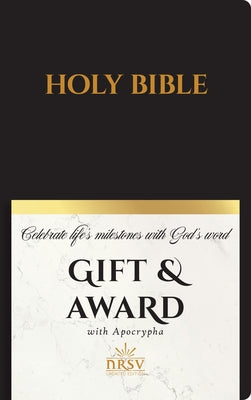 NRSV Updated Edition Gift & Award Bible with Apocrypha (Imitation Leather, Black) by National Council of Churches