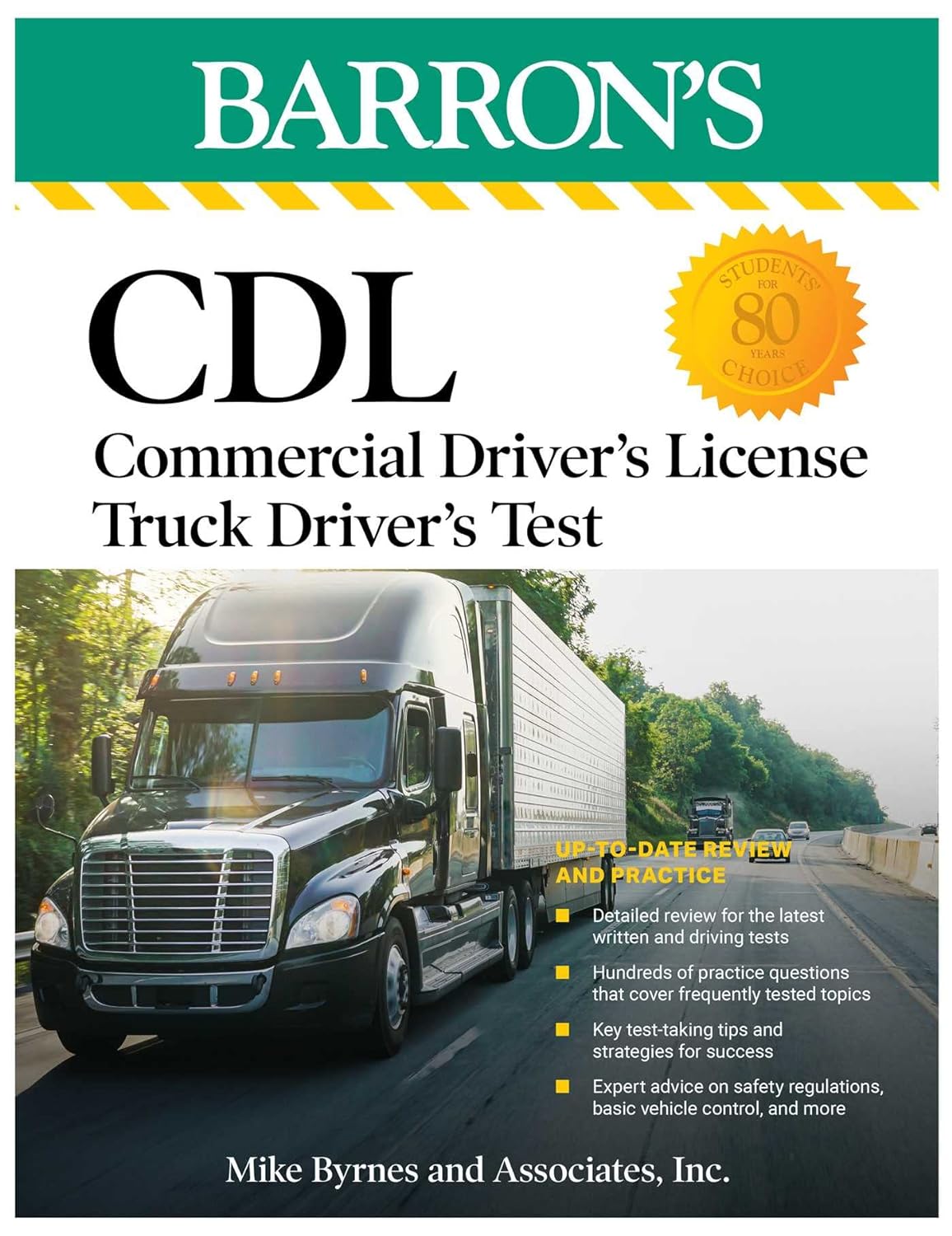 CDL Commercial Driver's License Truck Driver's Test, Fifth Edition Comprehensive Subject Review + Practice (Barron's Test Prep) (5th ed.) - SureShot Books Publishing LLC